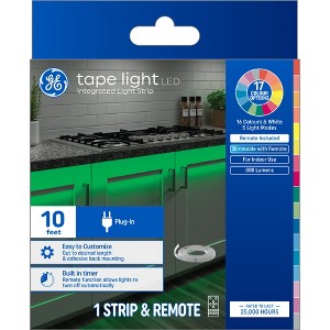 GE 10' Plug-In Tape Light Color Changing - 1 of 4