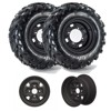 ATV/UTV Tire & Wheel Set (2 PCS) - 6PR All-Terrain Tires with 12" Steel Rims - 2 of 4