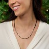 Ross-Simons 3mm Onyx and 10kt Yellow Gold Bead Necklace - 2 of 3