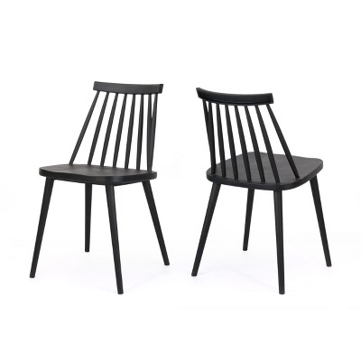 NicBex Dining Chairs Set of 2,Farmhouse Kitchen Chairs with Spindle Back for Living Meeting Room,Bedroom