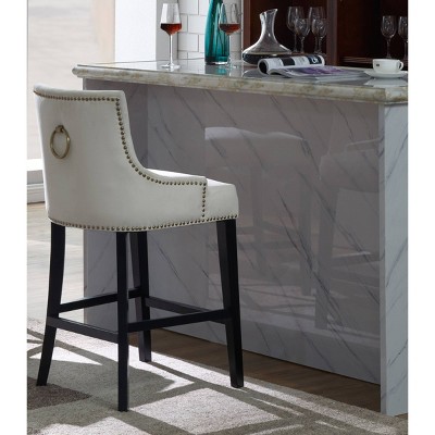 Counter stools with ring on online back