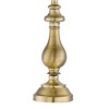 Regency Hill Fairlee 26" High Candlestick Traditional Table Lamp Gold Antique Brass Finish Metal Single Navy Blue Shade Living Room Bedroom Bedside - 3 of 4