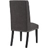 Modway Baron Dining Chair Fabric Set of 2 - Brown - 2 of 3