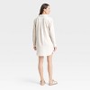 Women's Long Sleeve Popover Mini Shirtdress - Universal Thread™ - 2 of 3
