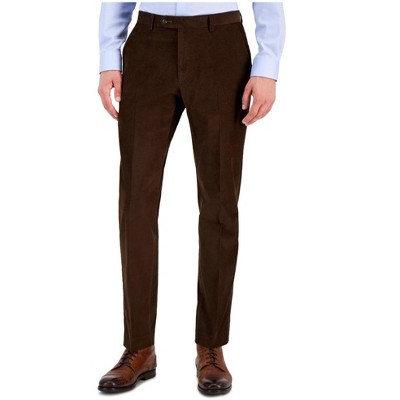 Tommy Hilfiger Mens Modern Fit Solid Casual Corduroy Pants