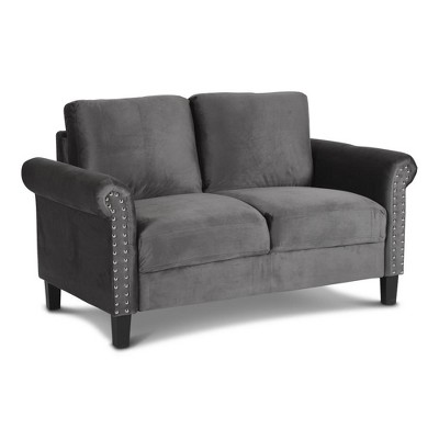 New Classic Furniture, Alani Loveseat-Slate Gray