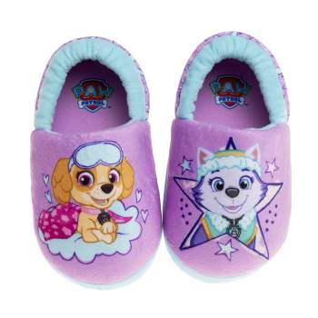 Nickelodeon Paw Patrol Everest and Skye Girls Dual Sizes Slippers (Toddler)