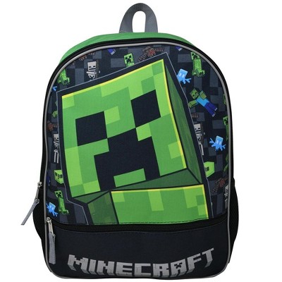 Minecraft Backpack 16" Creeper for Kids