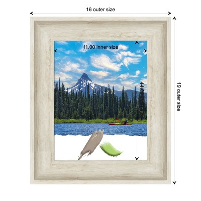 Classic 11x14 White Polystyrene Wall Picture Frame