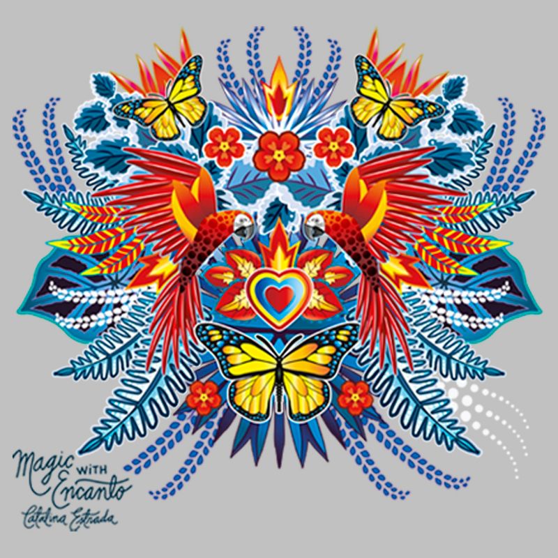 Women's Encanto Tropical Mandala By Catalina Estrada T-Shirt, 2 of 5