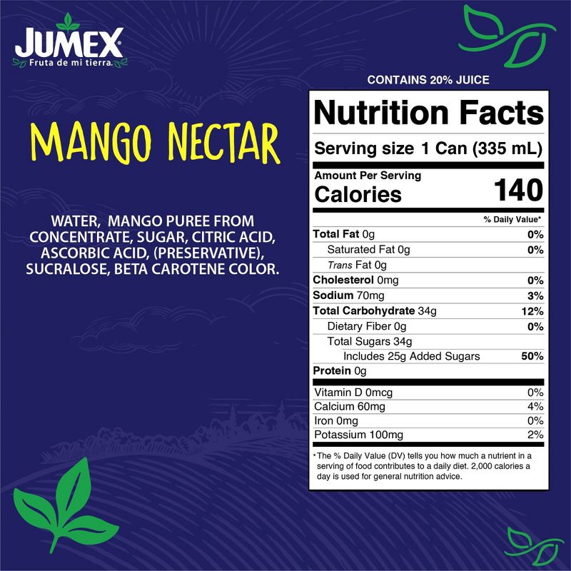 Jumex Mango Nectar - 11.3 fl oz Can, 5 of 7