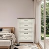 Wood 5 Drawers Dresser with Metal Handle for Bedroom Hallway and Entryway, Vintage - 3 of 4