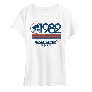 Women's - E.T. the Extra-Terrestrial - 1982 ET California Short Sleeve Graphic T-Shirt - 1 of 4