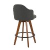 26" Ahoy Mid-Century Modern Counter Height Barstool - LumiSource - image 3 of 4