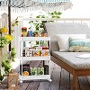 Belffin 3 Tier Bathroom Storage Organizer Laundry Room Utility Cart Mobile Shelving Unit, Multi-Purpose - 4 of 4