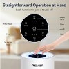 SEVOBAL Air Purifiers for Home Large Room H13 HEPA Filter with Fragrance Sleep Mode 13dB, White, 16.06"*15.91"*13.78" - 3 of 4