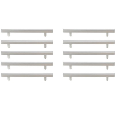 Elegant Lighting Dior 6-5/16" Center to Center Brushed Nickel Bar Pull Multipack (set of 10)