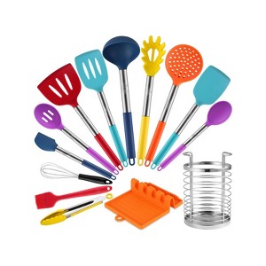 Hush Sun 14-Pc Multicolor Bpa Free Cooking Utensils - 1 of 4