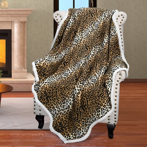 Leopard Cheetah Jaguar Feline Animal Print Soft Cozy Fuzzy Faux