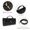 Generic Woven Purse Evening Clutch Woven Leather Handbags Crossbody Bag Purse Formal Evening Bag - 4 of 4