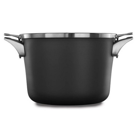 Alsasa® 24 Quart Aluminum Stock Pot With Lid and Basket