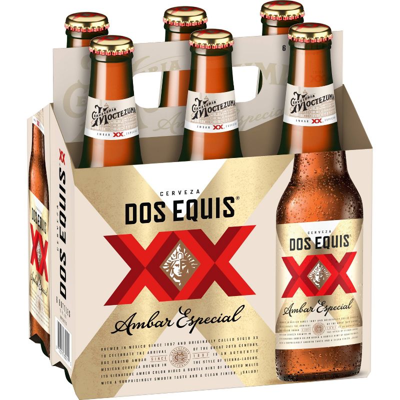 Dos Equis Ambar Mexican Lager Beer - 6pk/12 fl oz Bottles, 1 of 7