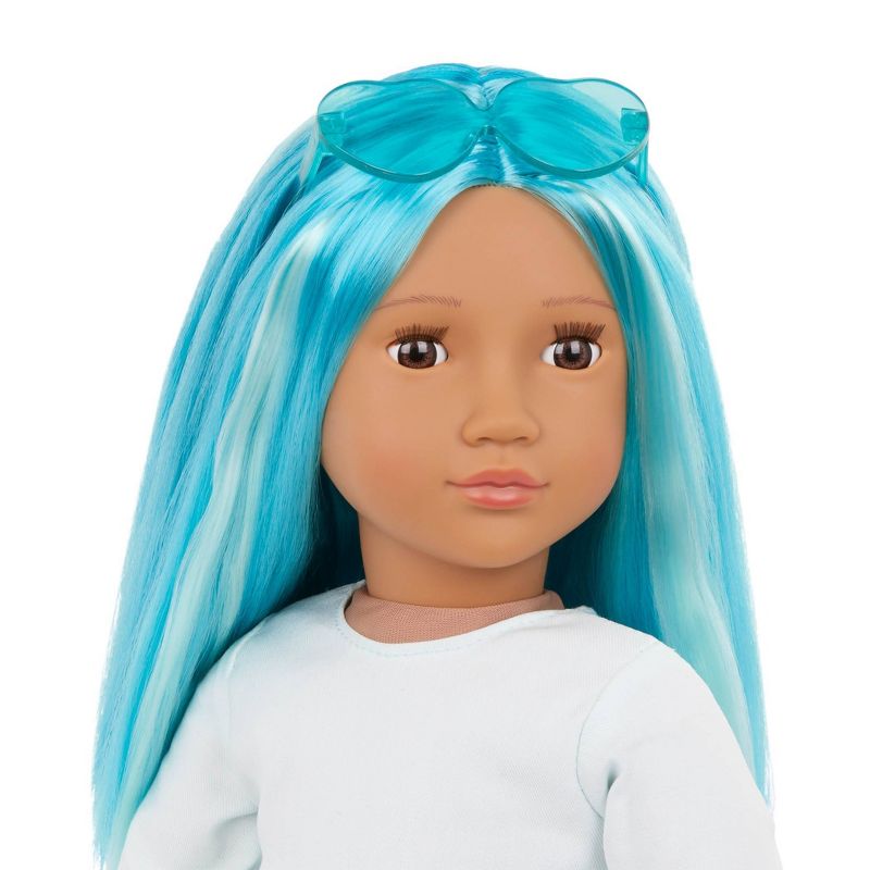 Our Generation Capri 18&#34; Fashion Doll with Bubblegum Blue Hair, 4 of 7