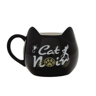 Ladybug Cat Noir Mug, 12 oz. Ceramic Tea oret