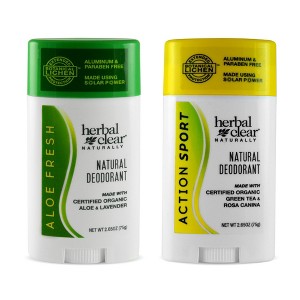 Action Sport + Aloe Fresh Deodorant by Herbal Clear Naturally  -  2.65 oz Stick - 1 of 4