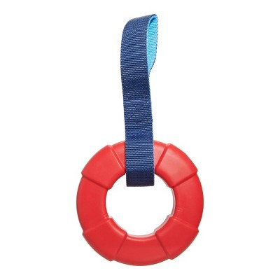 BARK Super Chewer Lifesaver Tug Dog Toy