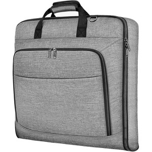 Waterproof Travel Garment Bag, Large Carry On Hanging Suit Luggage, Wrinkle-Free for Shirts Dresses - 1 of 4