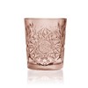 Libbey Hobstar Double Old Fashioned Glasses, 12 ounce, Rose, Set of 4 - 3 of 4