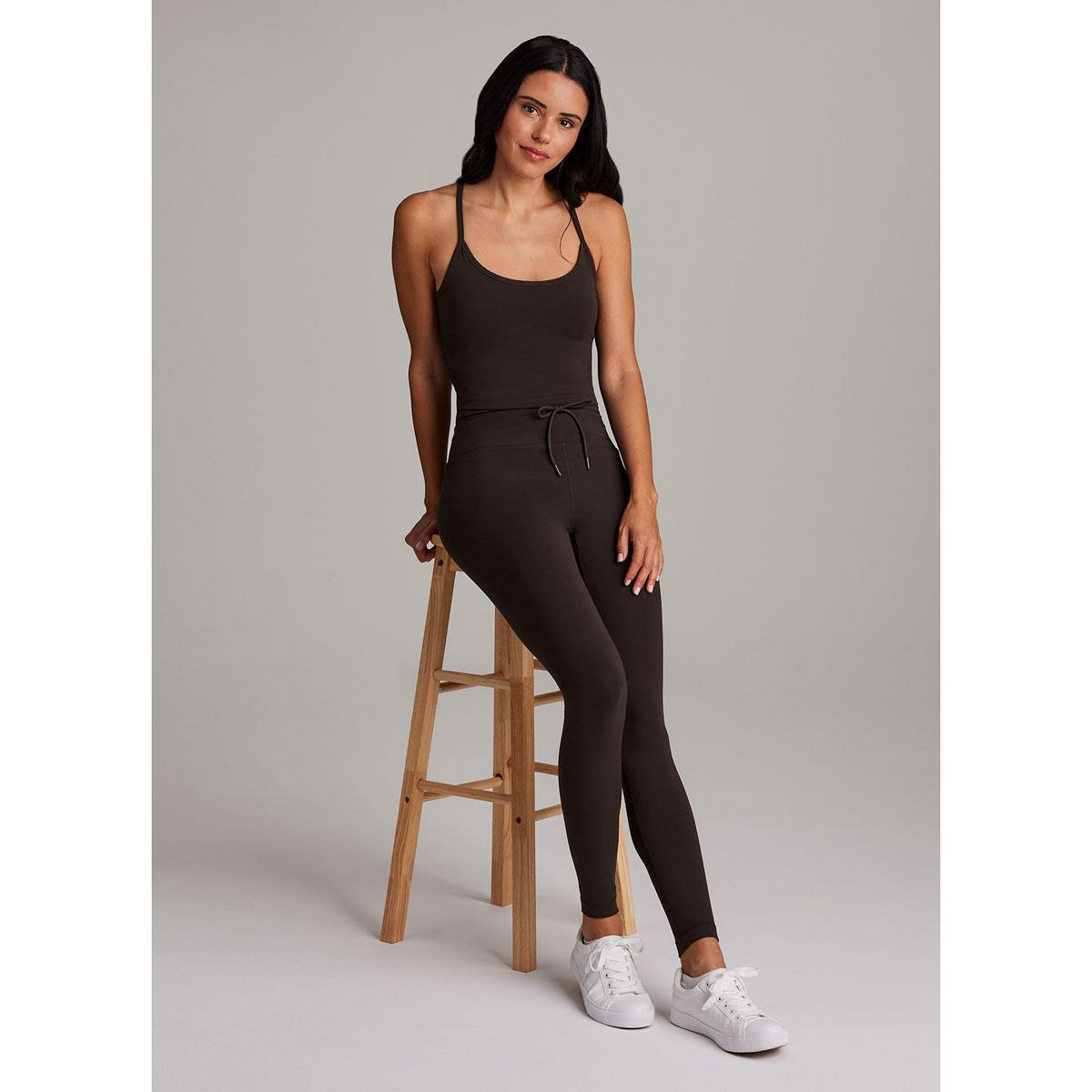 RBX Active Women's Low Impact Longline Sports Bra Ultra Soft Cropped Tank Bra Top - thumbnail 9