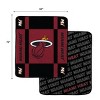 NBA Miami Heat 60"x70" Reverse Block Wordmark Double Sided Flannel Fleece Blanket - 3 of 3