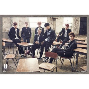 Trends International BTS - SKOOL LUV AFFAIR - Classroom Framed Wall Poster Prints - 1 of 4