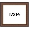 PosterPalooza | Traditional Brown Picture Frame - UV Acrylic, Backing Board, Hanging Hardware Included - 2 of 4