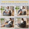 MAXYOYO Bean Bag Chair, Floor Sofa with Handle, Bean Bag Chairs for Adults and Kids, Dark Grey - 4 of 4