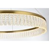Elegant Lighting Rune 1 - Light Chandelier in  Satin Gold - 4 of 4