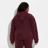 Women's Pretty Brown Ting Fleece Graphic Hooded Sweatshirt - Brown - 3 of 3