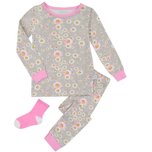 Sleep On It Girls 2-piece Hacci Pajama Set : Target