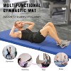 FDW Yoga Arts Mat Gymnastics Mat Wrestling Mat Tumbling Mat Gym Mat Folding Gymnastic Mat hick PU Leather Exercise Mat - 3 of 4