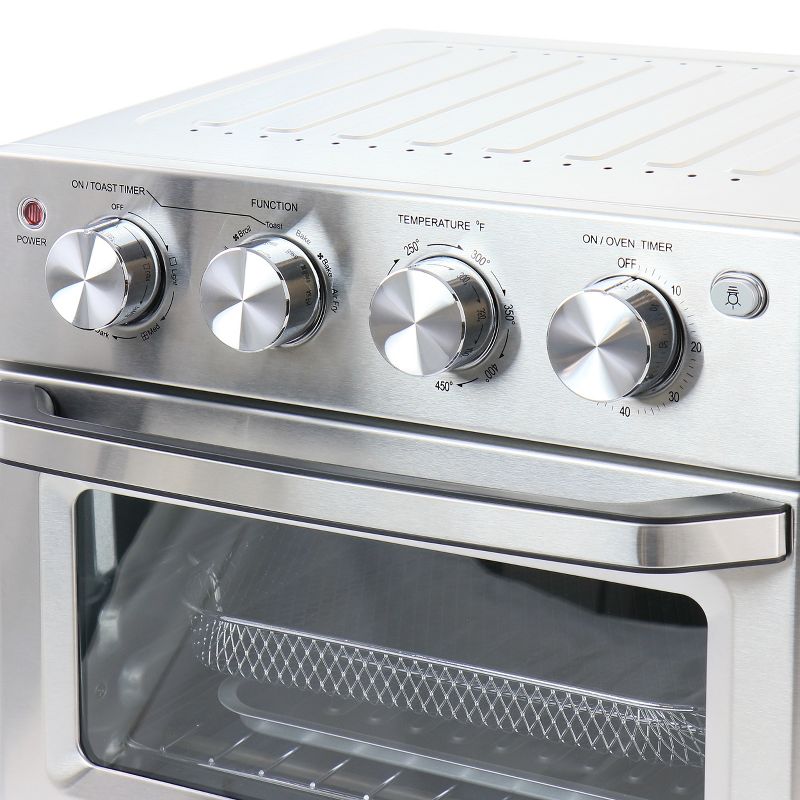 Better Chef Do-It-All 20 Liter Convection Air Fryer Toaster Broiler Oven in Silver, 5 of 8