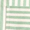 striped - sage green