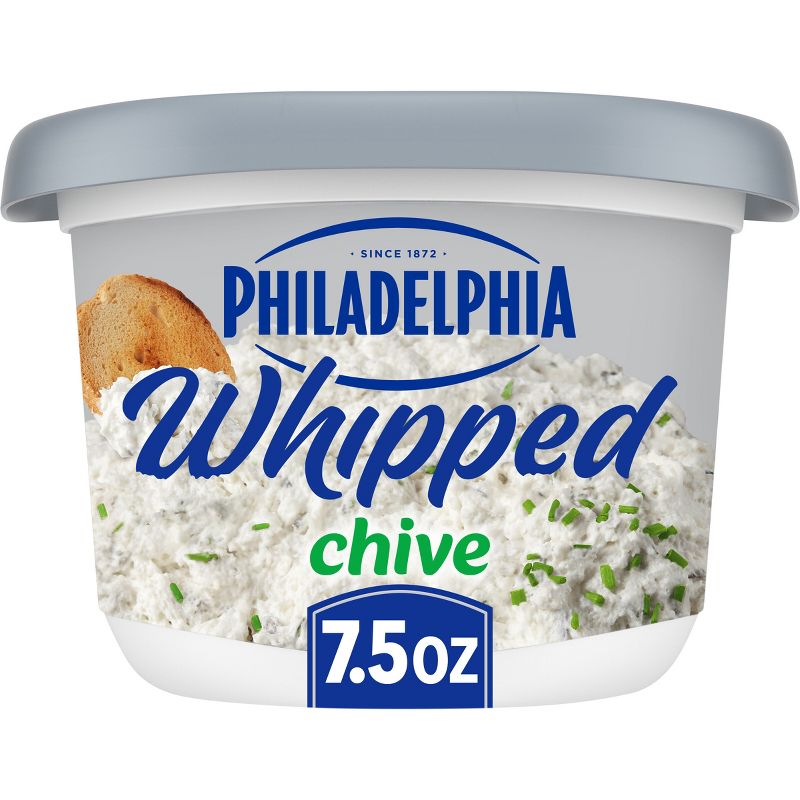 Philadelphia Chive Whipped Cream Cheese Spread - 7.5oz, 1 of 10