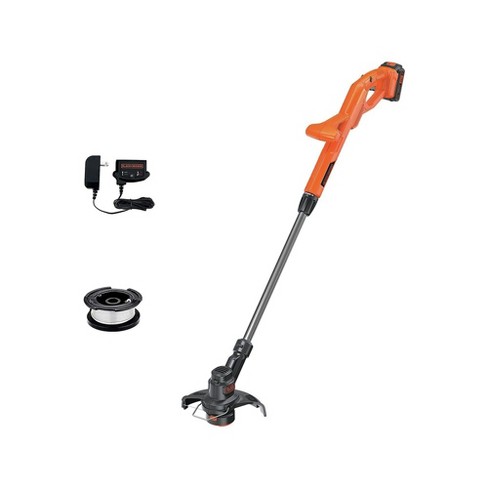 BLACK & DECKER 18-volt 12-in Straight String Trimmer (Battery and Charger  Included) at