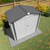 Mlmh & Kngwa 72.8"H Outdoor Tool Shed with Roof Waterproof - 3 of 4
