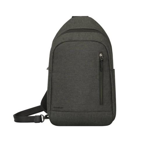 Anti-Theft Laptop Backpack w/ USB Charging Port and Small Sling