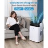 12000 Btus Portable Air Conditioners Built-in Dehumidifier Fan Mode - 3 of 4