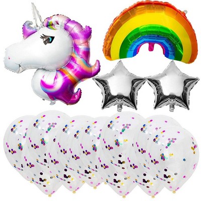 24Pcs Unicorn Latex Balloons for Baby Shower Birthday Party Decoration