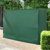 Aghana Digitals Dark Gray Oxford Cloth Outdoor Swing Cover, 81"x49"x65", UV/Waterproof with - 2 of 4